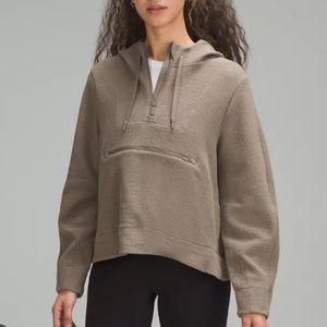 Textured Half Zip Hoodie